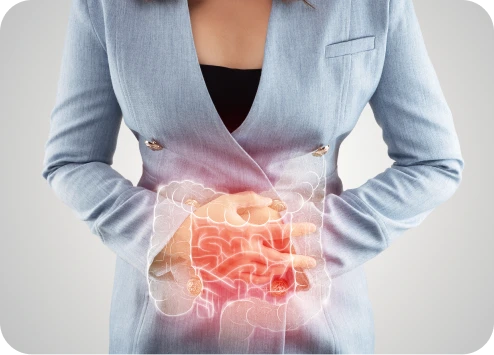 ilustracao_intestino_grosso_esta_no_corpo_da_mulher_mulher_de_negocios_tocando_barriga_dolorosa_sofrendo_de_enterite_orgaos_internos_corpo_humano_doenca_inflamatoria_intestinal